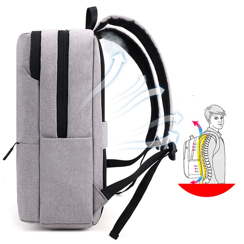 OEM Waterproof Large Capacity Travel Business Backpacks Student School Backpack USB Charging 15.6 Inch Laptop Backpack