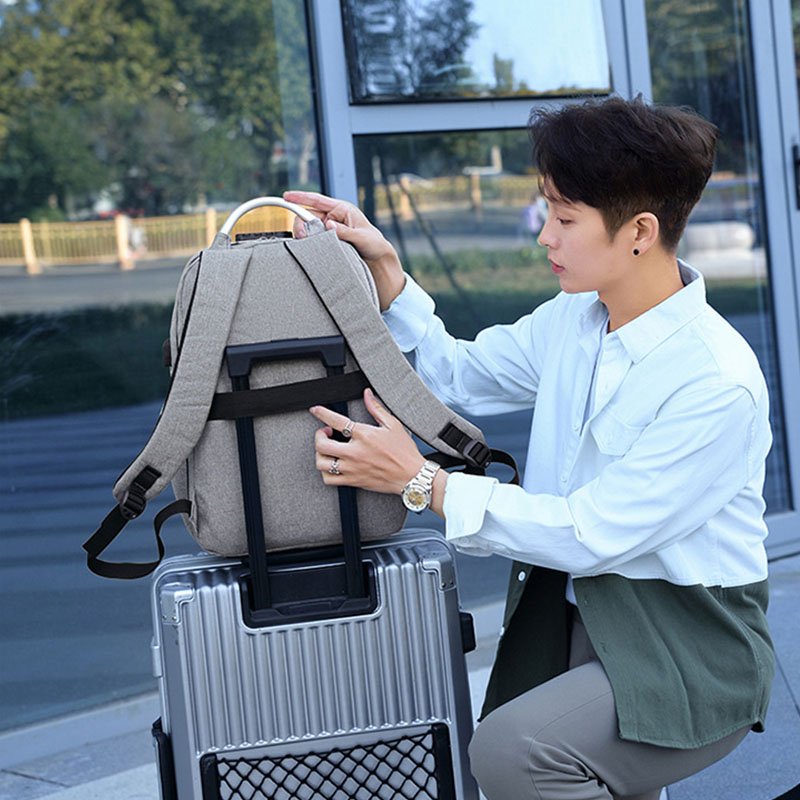 Travel Laptop Backpack Business Anti Theft Laptop Backpack With USB Charging Port Lightweight Water Resistant Computer Bag
