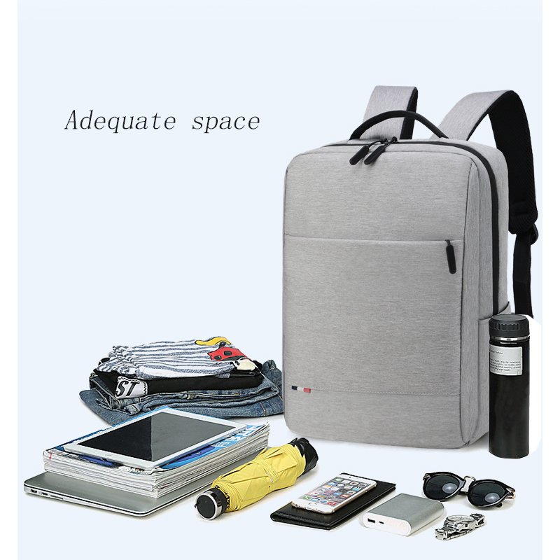 Unisex new Large Waterproof Polyester Laptop Backpack with USB Zipper travel backpack l fashion Business hiking backpack