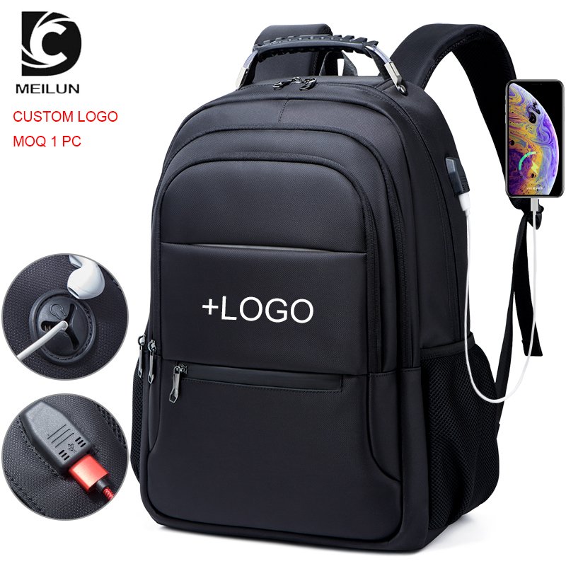 Mochila Durable Anti Theft Travel Laptop Backpack with USB custom logo 17.3 inch men business backpack