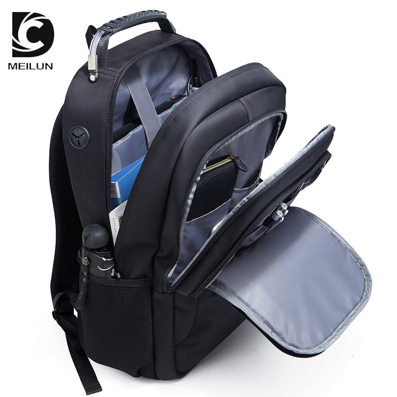 Mochila Durable Anti Theft Travel Laptop Backpack with USB custom logo 17.3 inch men business backpack