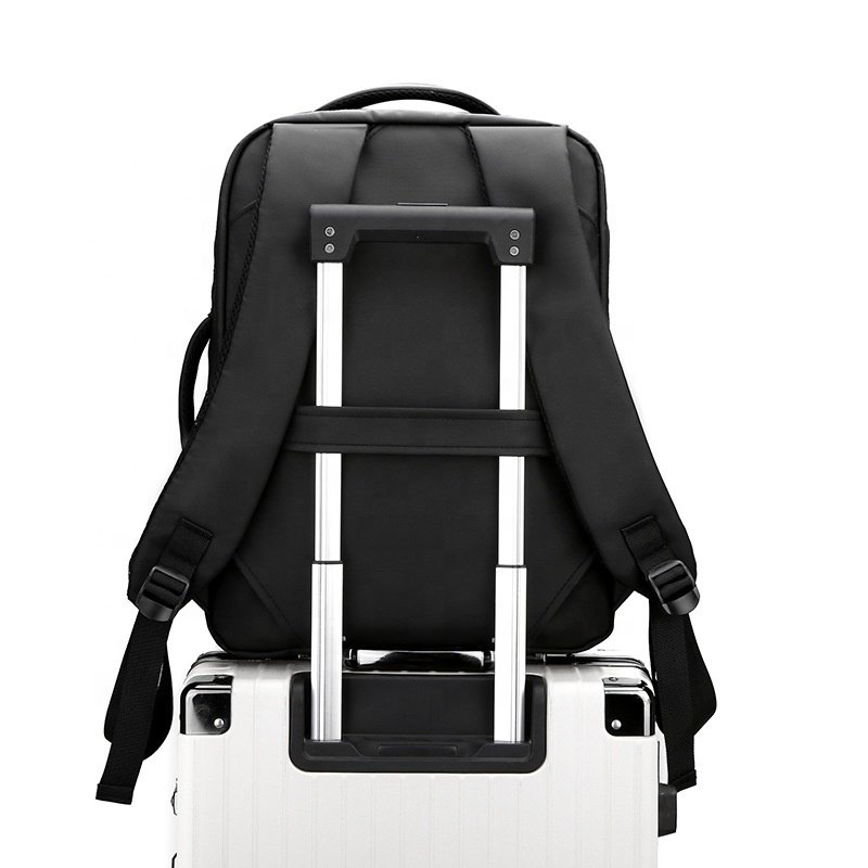 Large capacity custom waterproof Nylon school bags unisex men's travel business anti-theft backpack laptop backpack with USB