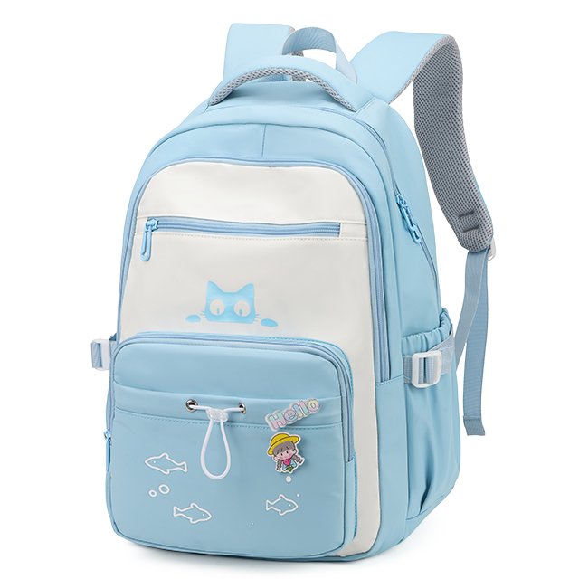Waterproof school Preppy style laptop backpack for female girl and women usuage