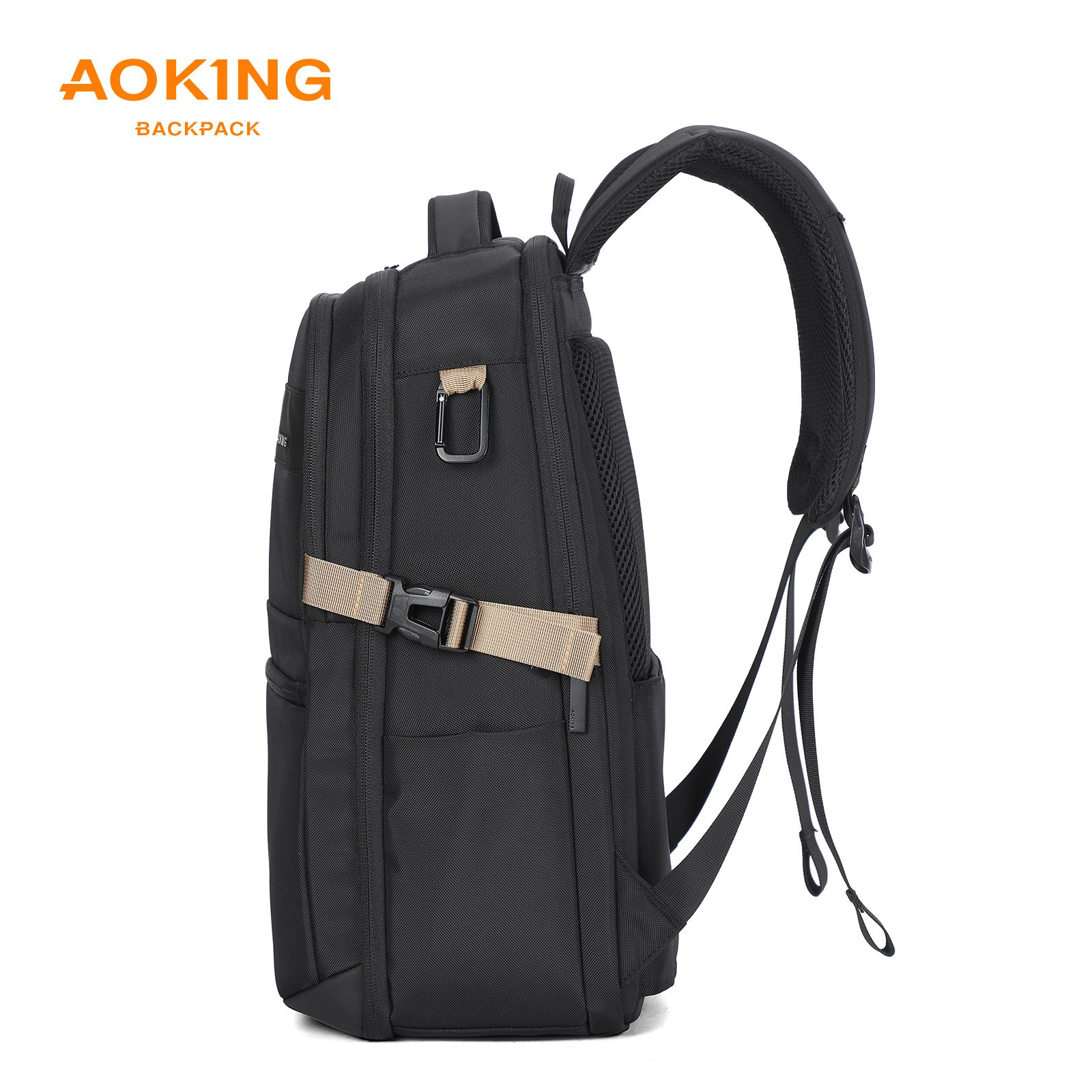 Aoking 2024 new One body hard shell backpack office computer bag men mochila de computador business laptop backpack