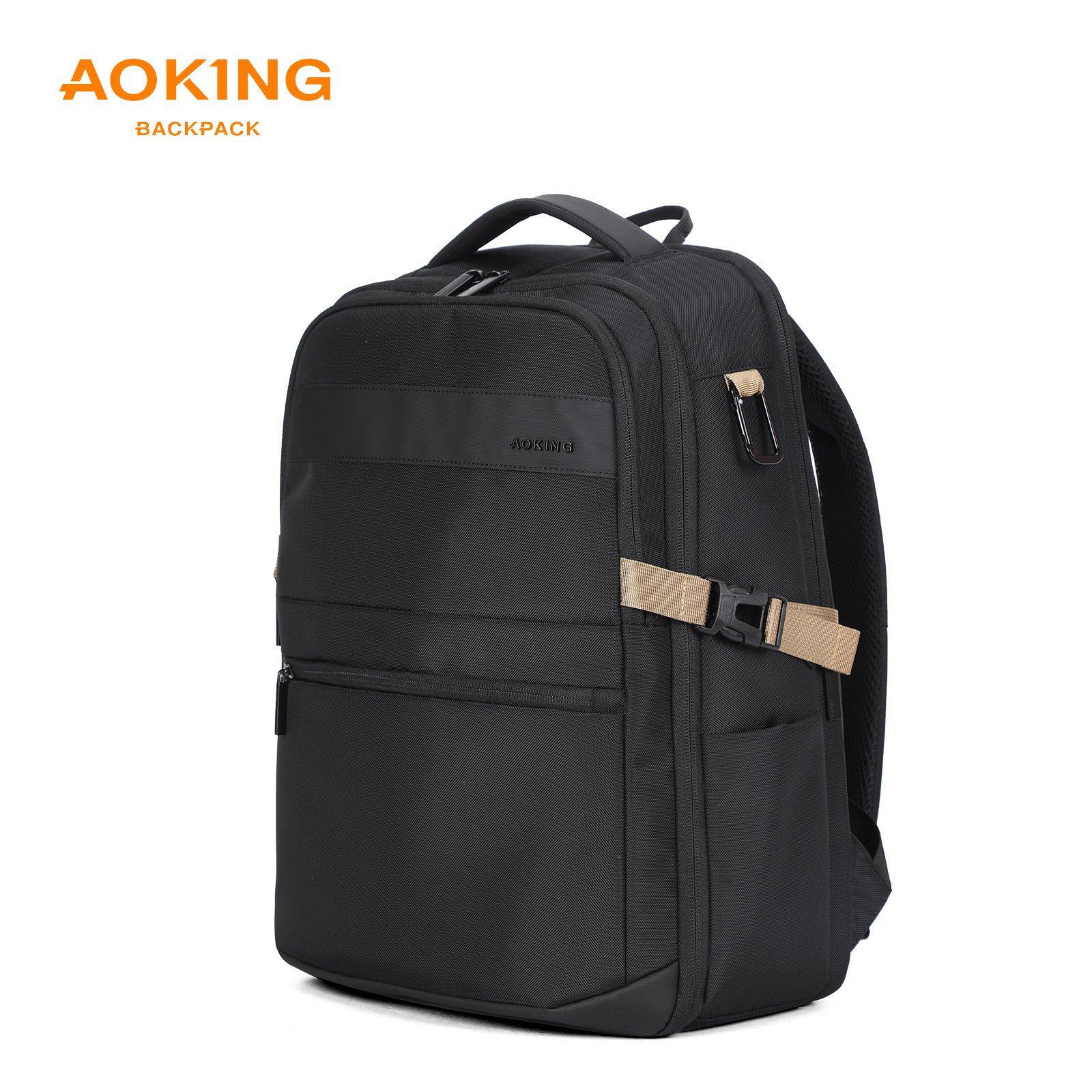 Aoking 2024 new One body hard shell backpack office computer bag men mochila de computador business laptop backpack