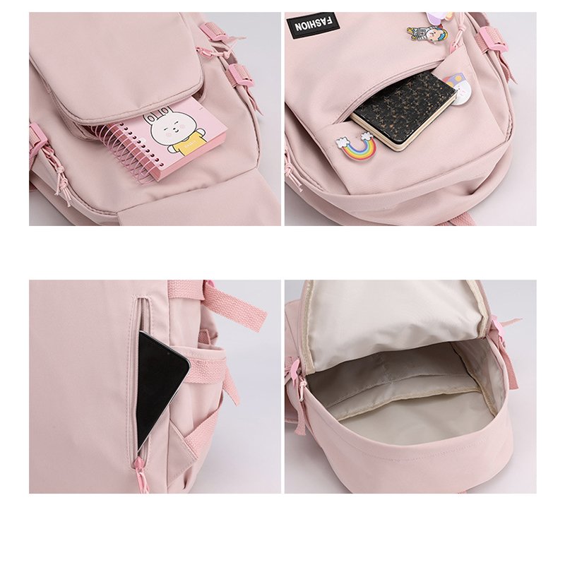 Genshin Impact Backpack Anime Cosplay Unisex Students School Bag Xiao Cartoon Bookbag Laptop Travel Rucksack Outdoor Kids Gifts