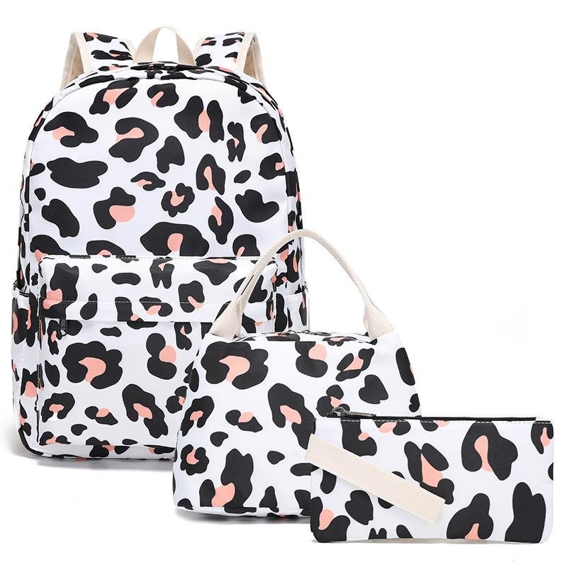 New Arrival Custom Teens Kids Backpack for School Laptop Backpacks Bookbag 3pcs Set with Lunch Box Purse