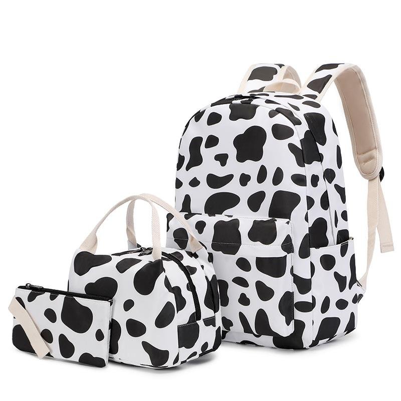New Arrival Custom Teens Kids Backpack for School Laptop Backpacks Bookbag 3pcs Set with Lunch Box Purse
