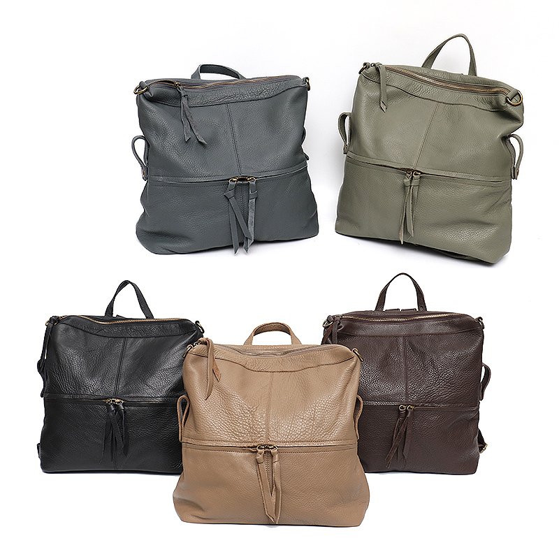Large Cow Skin School Backpack Women Men Travel Knapsacks Vintage Real Leather Shoulder Bags Unisex Shoulder Laptop Backpack