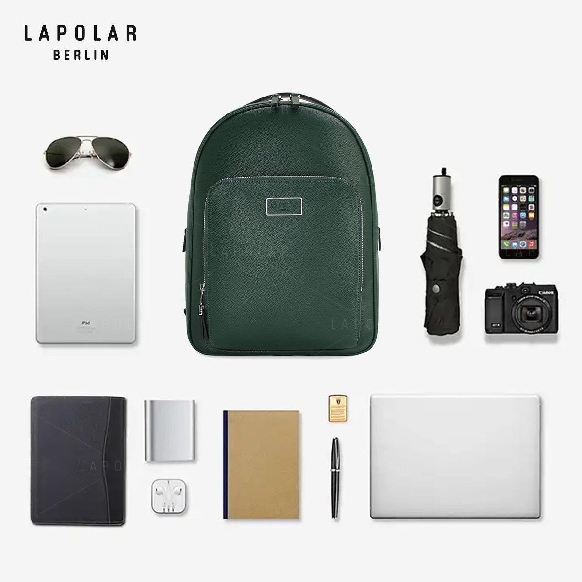 LAPOLAR Factory hot sell 15.6inch backpack waterproof notebook wholesale mens polyester laptop bag travel custom laptop backpack