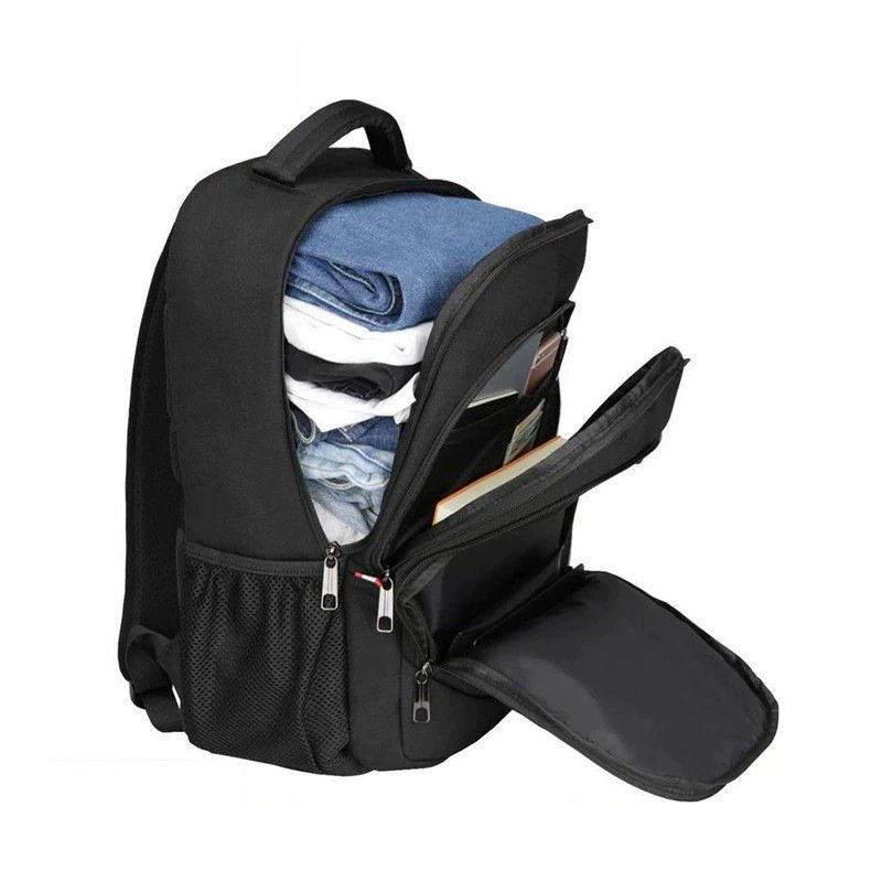backpack manufacturer laptop school student backpack bags china waterproof polyester travel backpack bag with usb charging port