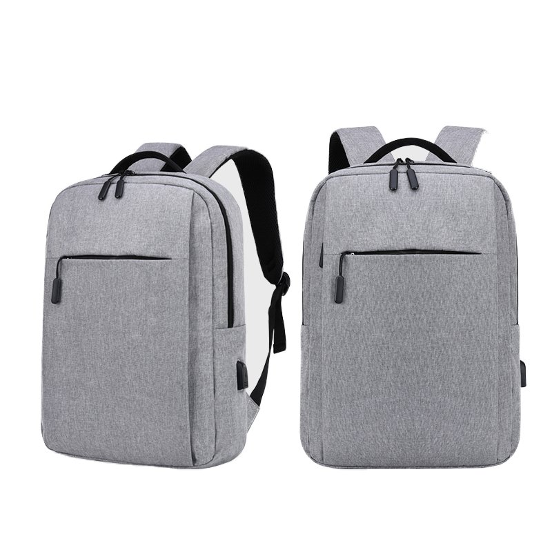 Factory Wholesale Slim Men's USB Charging Laptop Backpack Waterproof Business Bag Light Weight College Student Backpack 77898