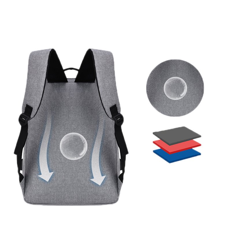 Factory Wholesale Slim Men's USB Charging Laptop Backpack Waterproof Business Bag Light Weight College Student Backpack 77898