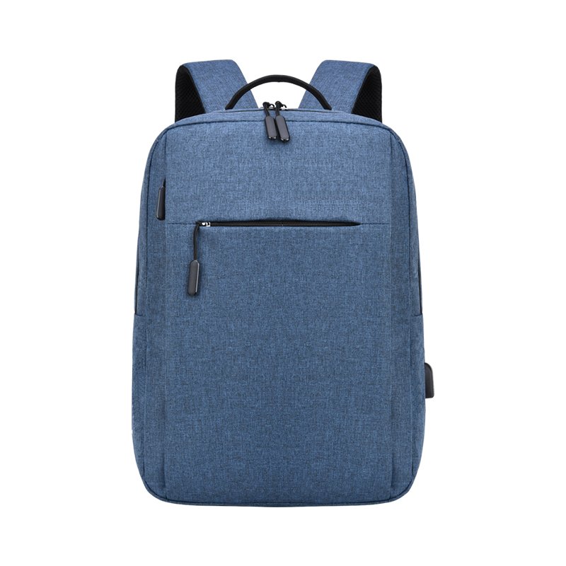Factory Wholesale Slim Men's USB Charging Laptop Backpack Waterproof Business Bag Light Weight College Student Backpack 77898