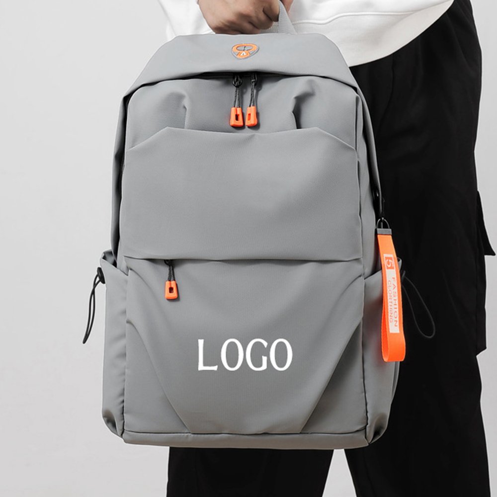 Men's simple casual Business travel bag Laptop backpack School bag Large capacity computer bag Waterproof and scratch-resistant