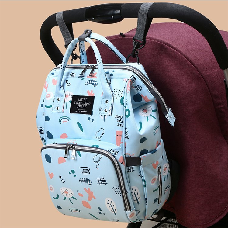 Customized Mommy Wet Bags Oxford Manufacturer Waterproof Mummy Maternity Mom Camouflage Backpack Nappy Baby Carrier Diaper Bag
