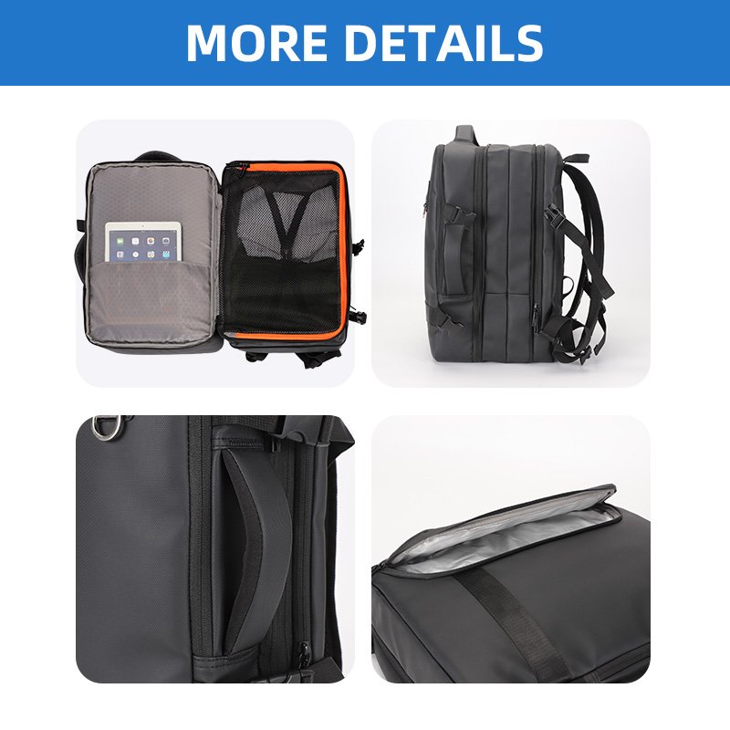 OMAKSA Custom Business Mochilas Waterproof Large Capacity Expansion Laptop Backpack