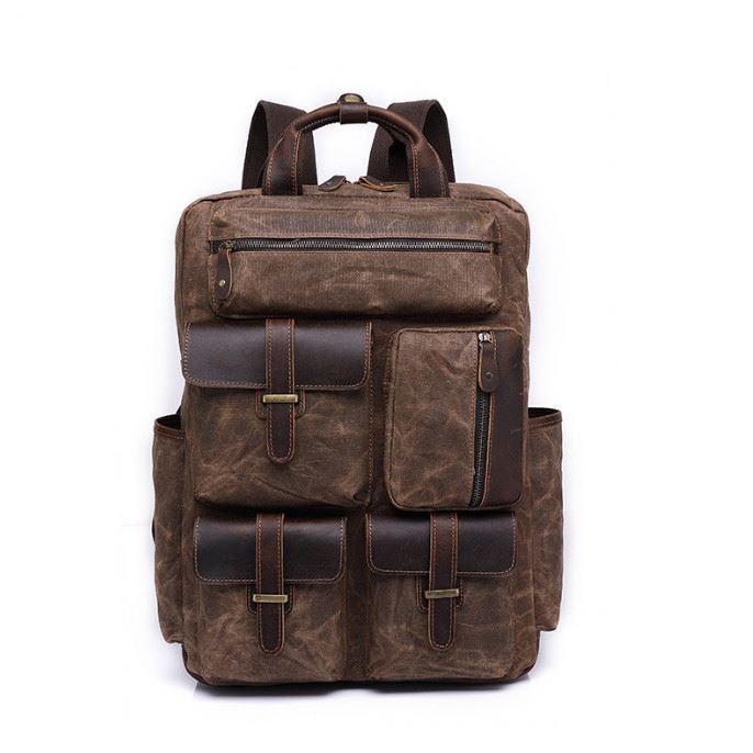 China factory supplier wholesale new design 2022 retail canvas school rucksack laptop backpack bag