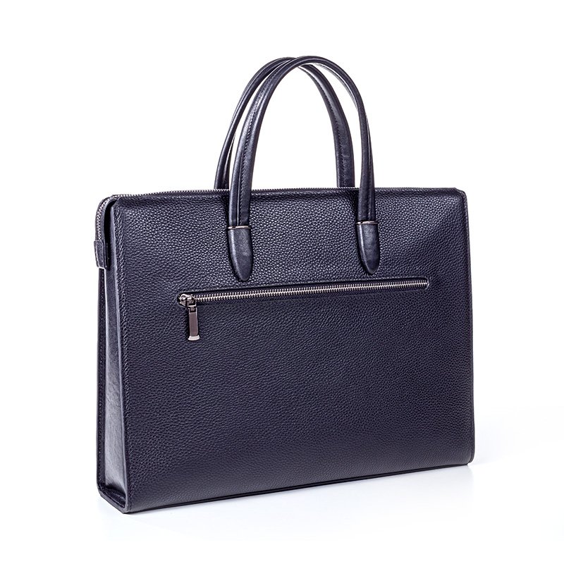 Fingerprint Lock Men Genuine Leather Briefcase Fashion Designer Anti Theft Leather Smart Fingerprint System Handbag