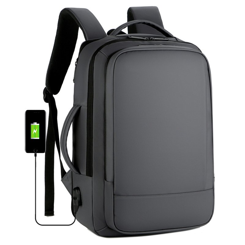High quality fashion anti-theft custom business backpack laptop bag with USB charging port