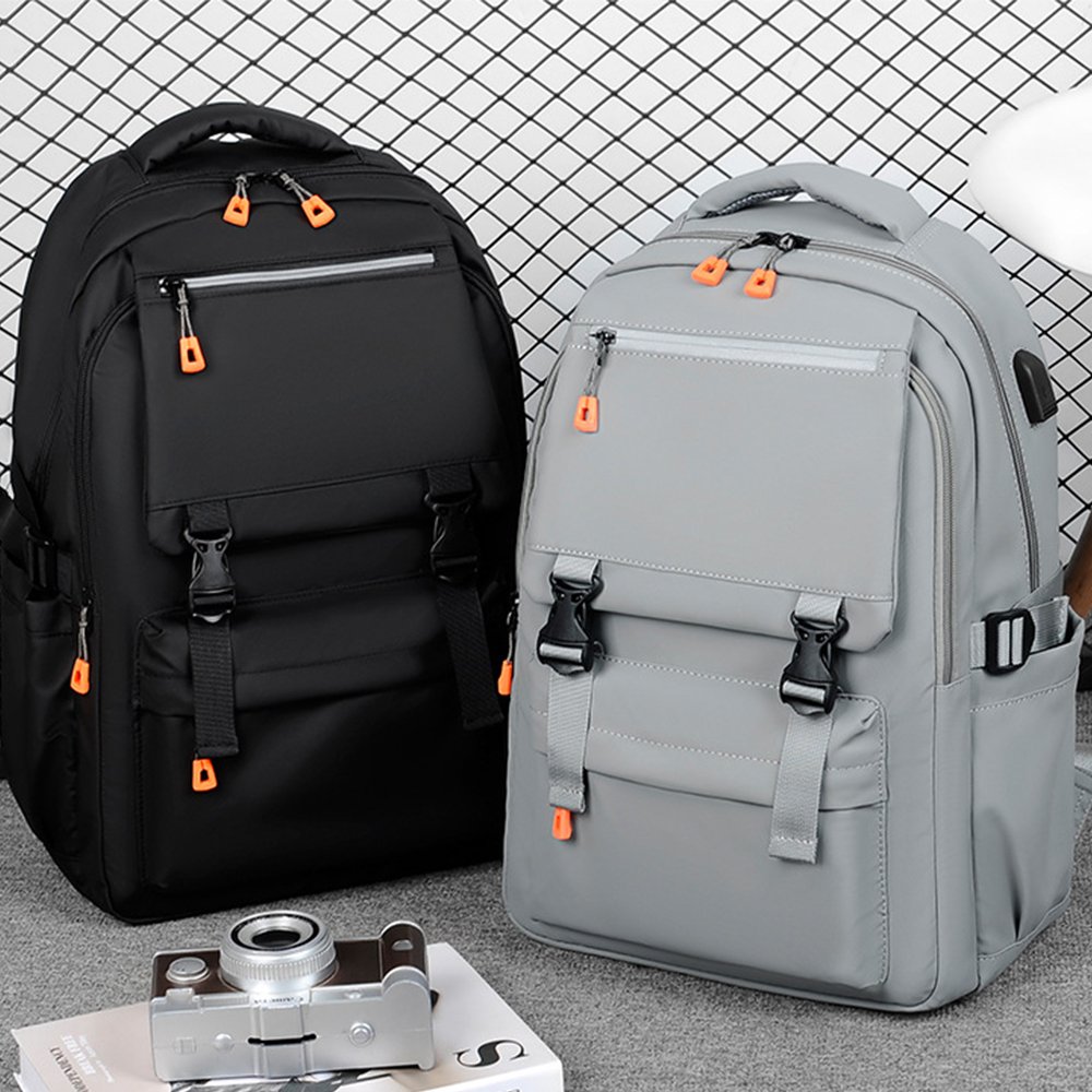 Functional style man bag Large capacity fashion student bag Outdoor travel bag Multifunctional laptop backpack