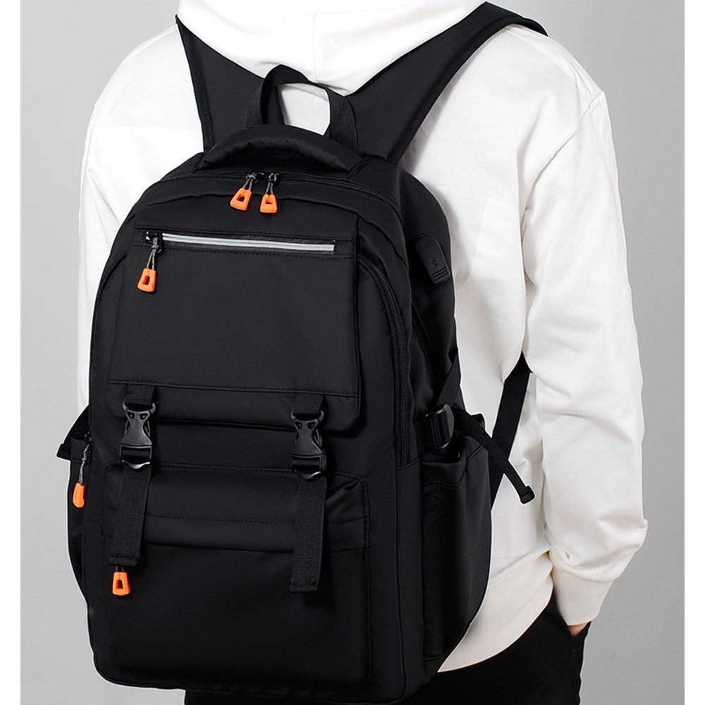 Functional style man bag Large capacity fashion student bag Outdoor travel bag Multifunctional laptop backpack