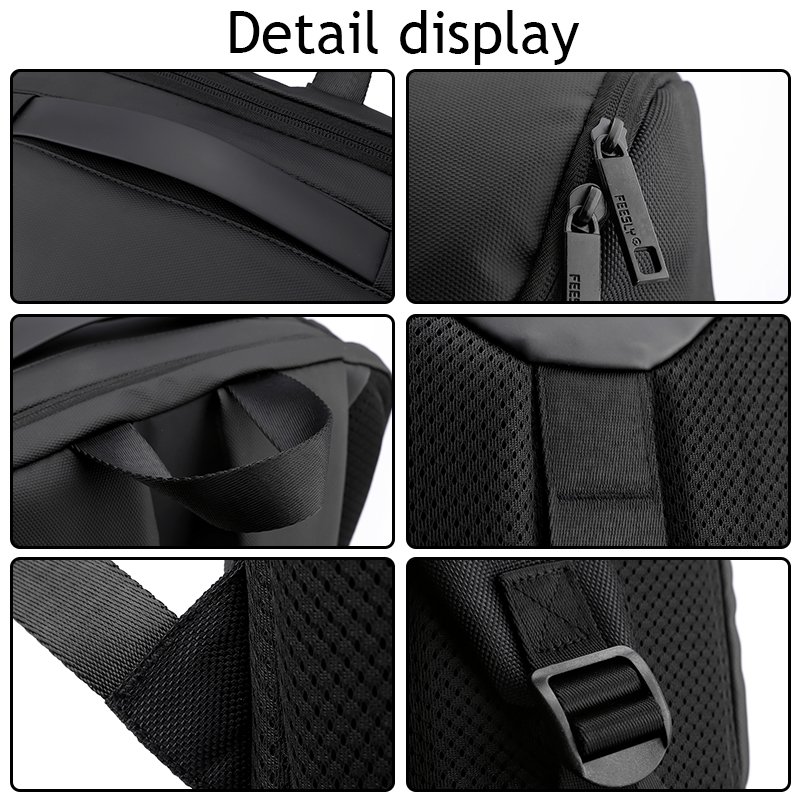 Anti Theft Water Resistant Computer Backpack Large Capacity Custom 16 Inch Oxford School USB Charging Port Laptop Backpack