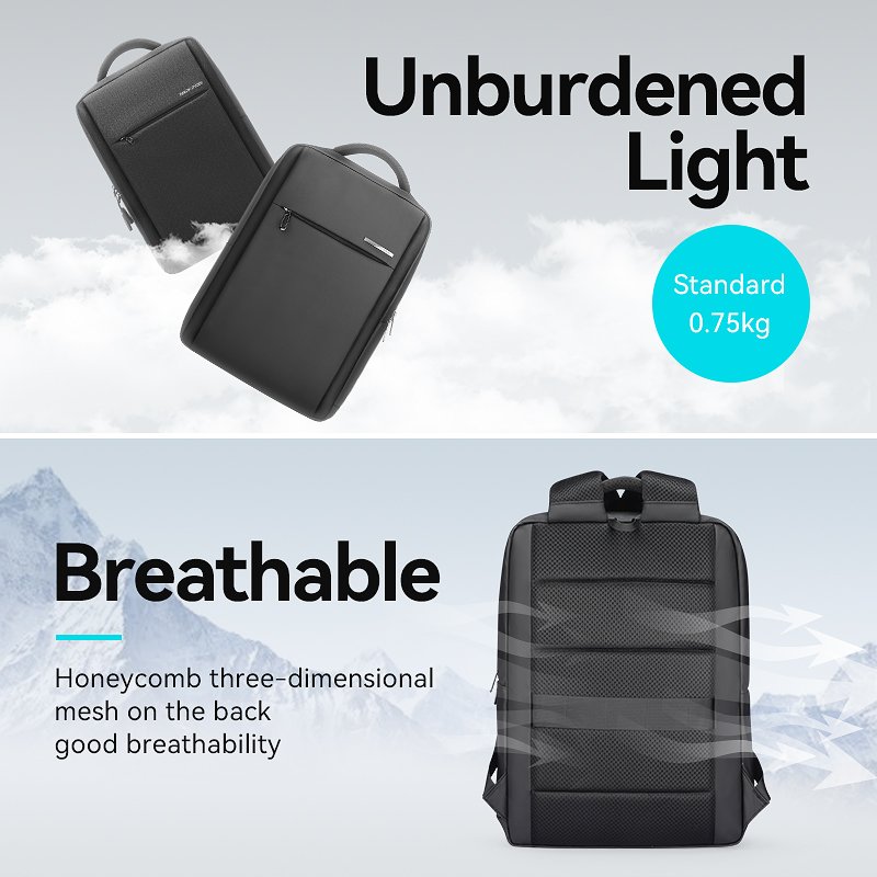 Factory Travel Laptop Backpack Business Notebook Bag Custom logo Waterproof Laptop Backpacks For Men MR2900JY_KR