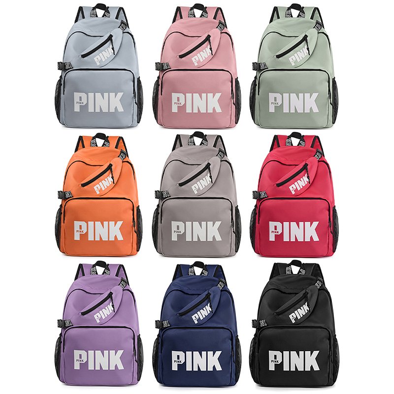 2024 leisure unisex backpack rucksack multi-function waterproof oxford bagpack chest bag set for school bag knapsack