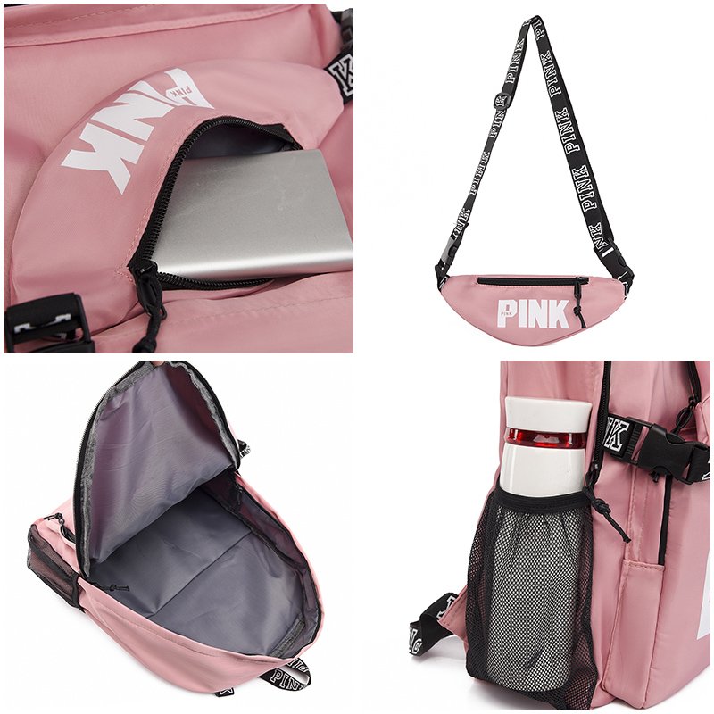 2024 leisure unisex backpack rucksack multi-function waterproof oxford bagpack chest bag set for school bag knapsack