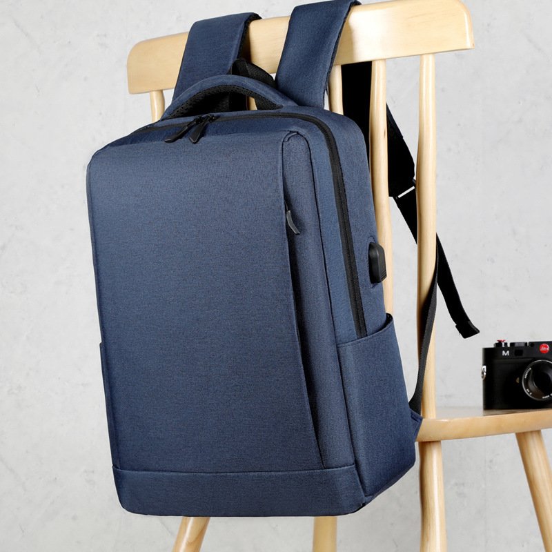 Wholesale Unisex 16" Laptop Backpack Men and Women Business Bag with Zipper Closure and Polyester Lining