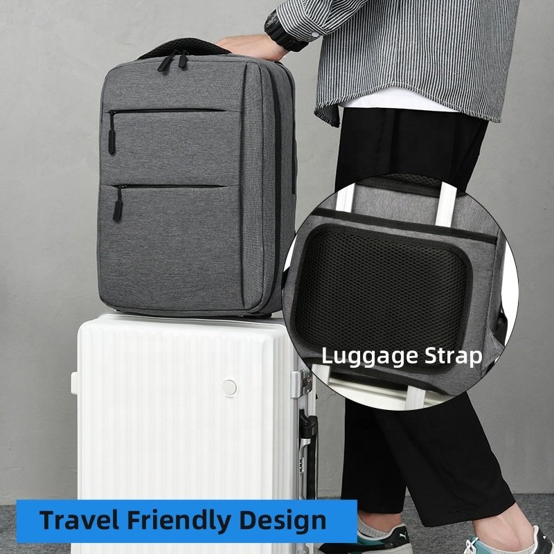 Factory Price Large Capacity Bag Beg Computer Business Mochila School Waterproof Men's College Laptop Backpack