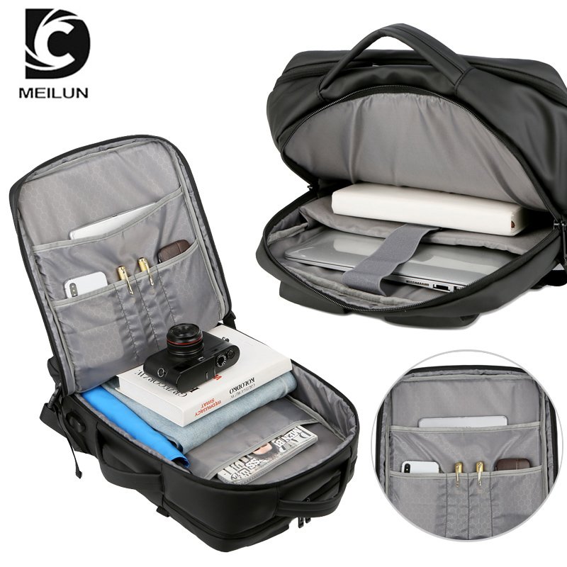 High quality custom men business laptop back pack usb travel computer backpack 15.6 inch