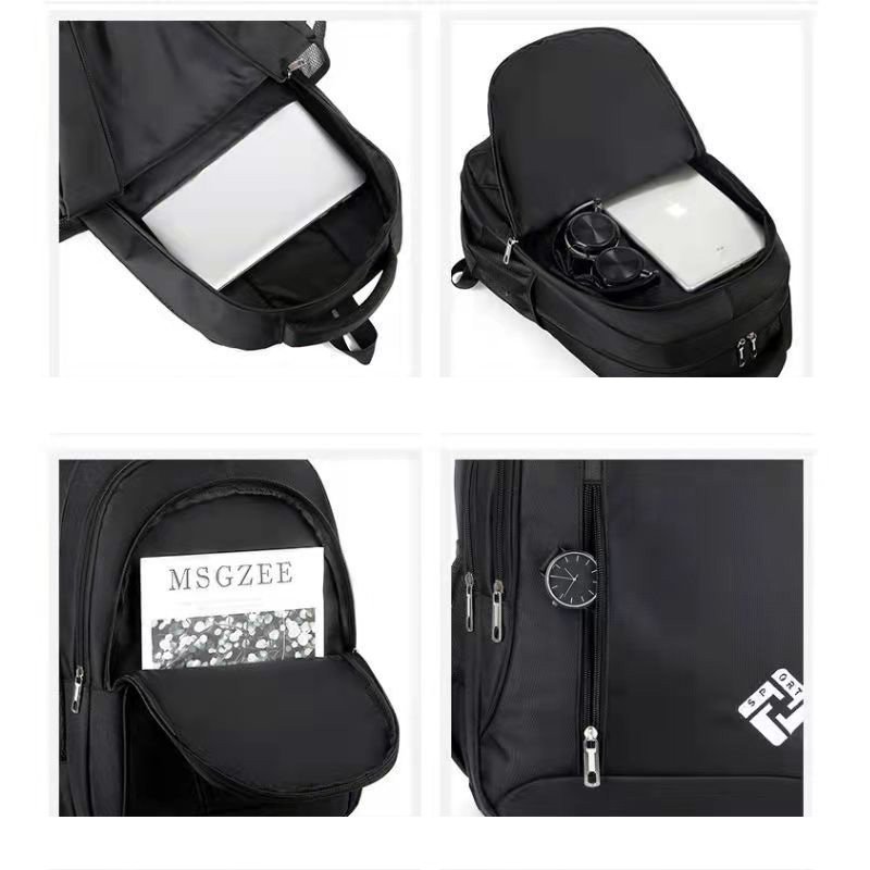 Hot Selling High Quality Big Capacity Travel Business Backpack Bag Waterproof Men's Laptop Backpack With USB Charging Port