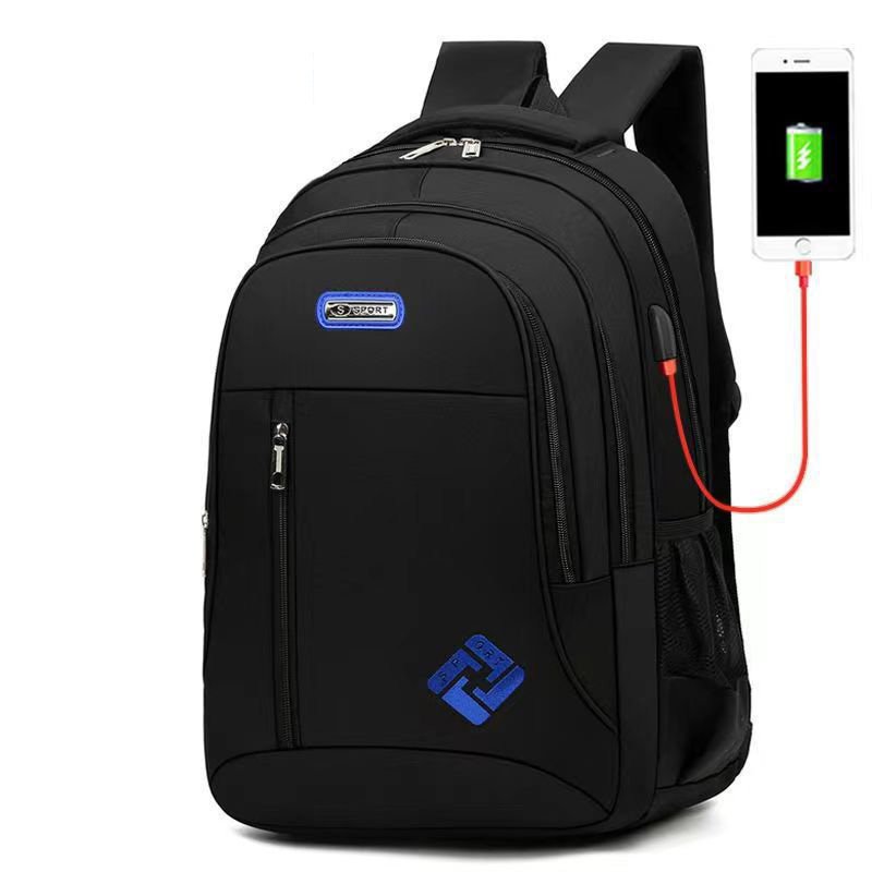 Hot Selling High Quality Big Capacity Travel Business Backpack Bag Waterproof Men's Laptop Backpack With USB Charging Port