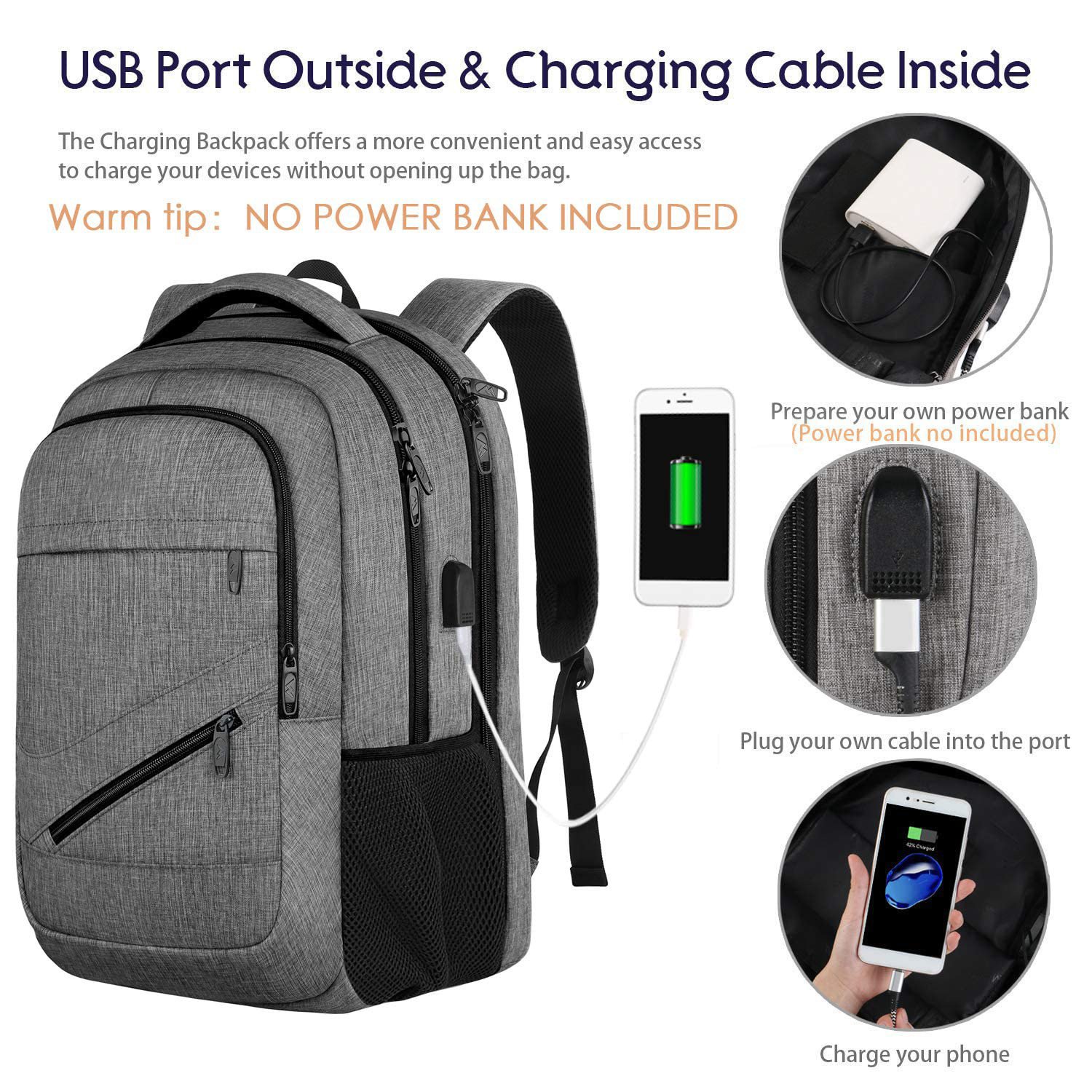 Eazybag High School Backpack Bag Waterproof Custom School Large Capacity Laptop Backpack Bag For Boy