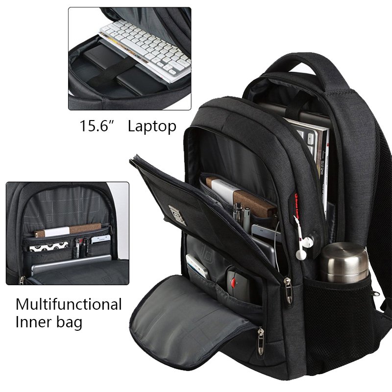 wholesale custom multifunctional large capacity waterproof business 17.3 inch laptop backpack