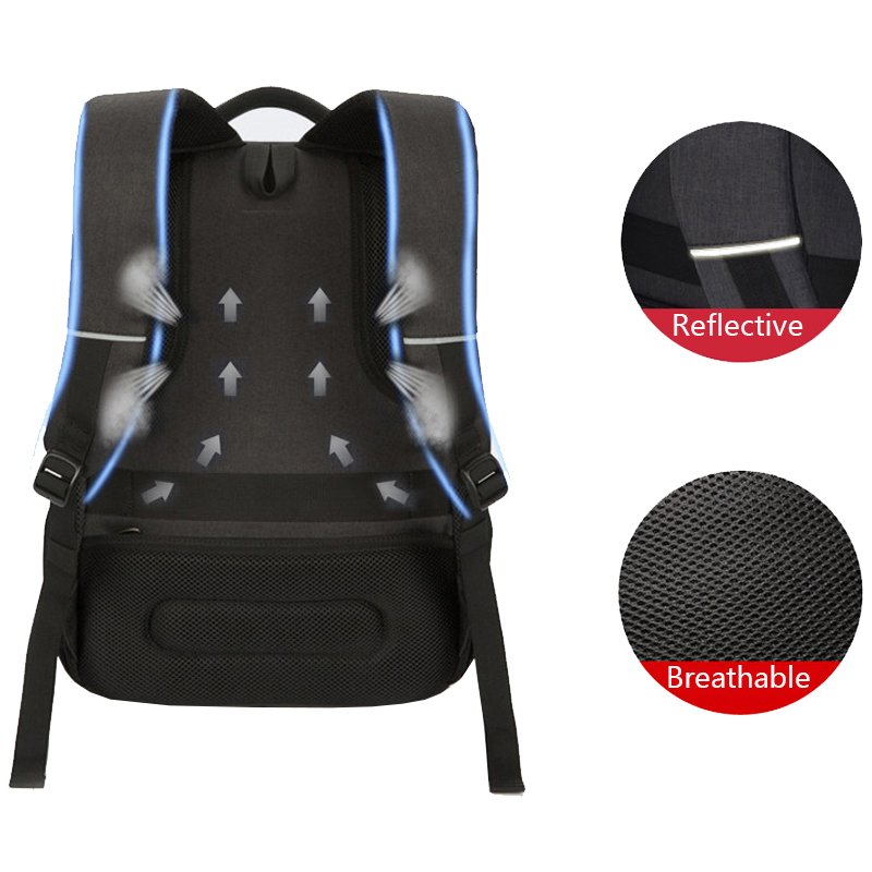 wholesale custom multifunctional large capacity waterproof business 17.3 inch laptop backpack