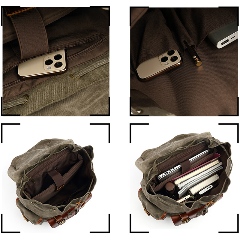 Ladies Backpack High Quality Custom Logo Men Leather Laptop Backpack Durable Portable Hipster Fashion Rucksack Logo