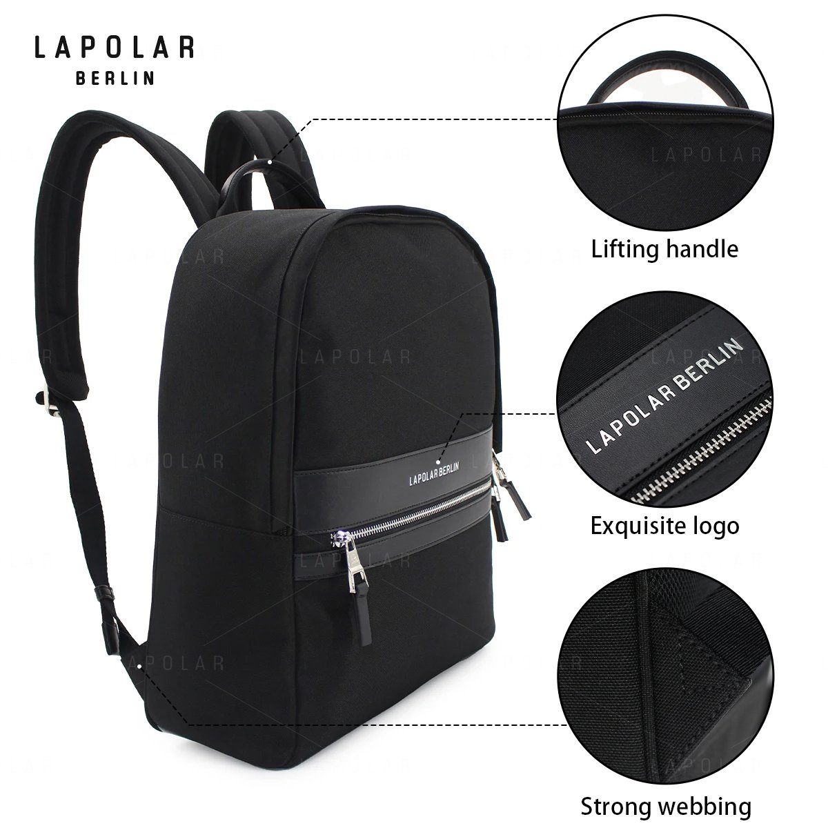 LAPOLAR Wholesales Custom Backpack For Man Waterproof Backpack For Business & Work Daily Work Laptop Backpack