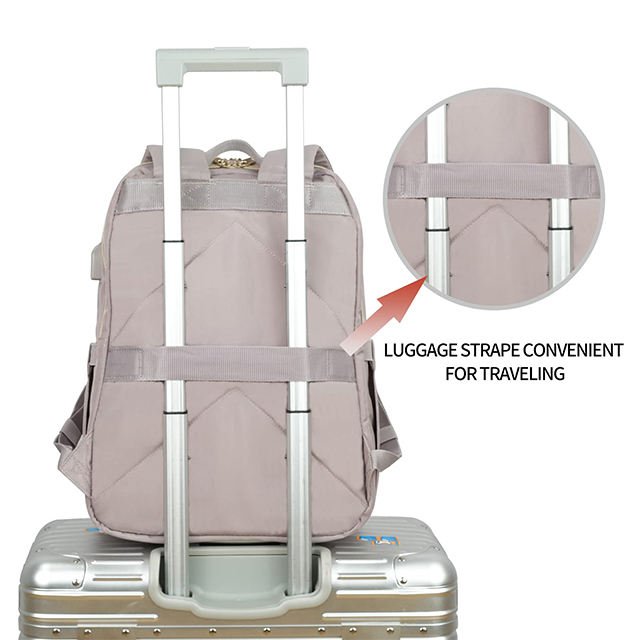 BSCI Custom 17 Inch Laptop Backpack for Women Men Fashion Computer Work Bag Large Capacity Waterproof with USB Port