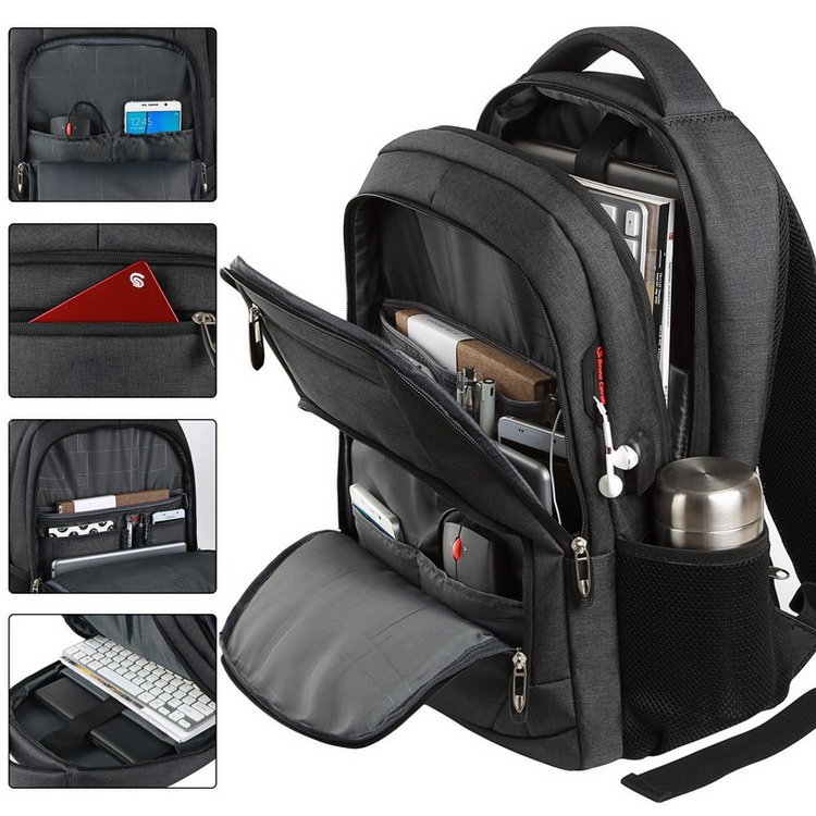 New men's laptop backpack large capacity multifunctional travel business laptop backpack bag wholesale urban backpack with USB