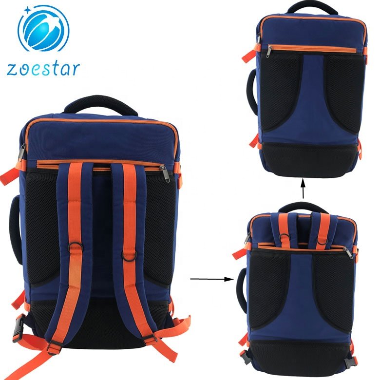 Carry on travelling backpack large capacity laptop bags business weekends outdoor back pack with hidden shoulder strap