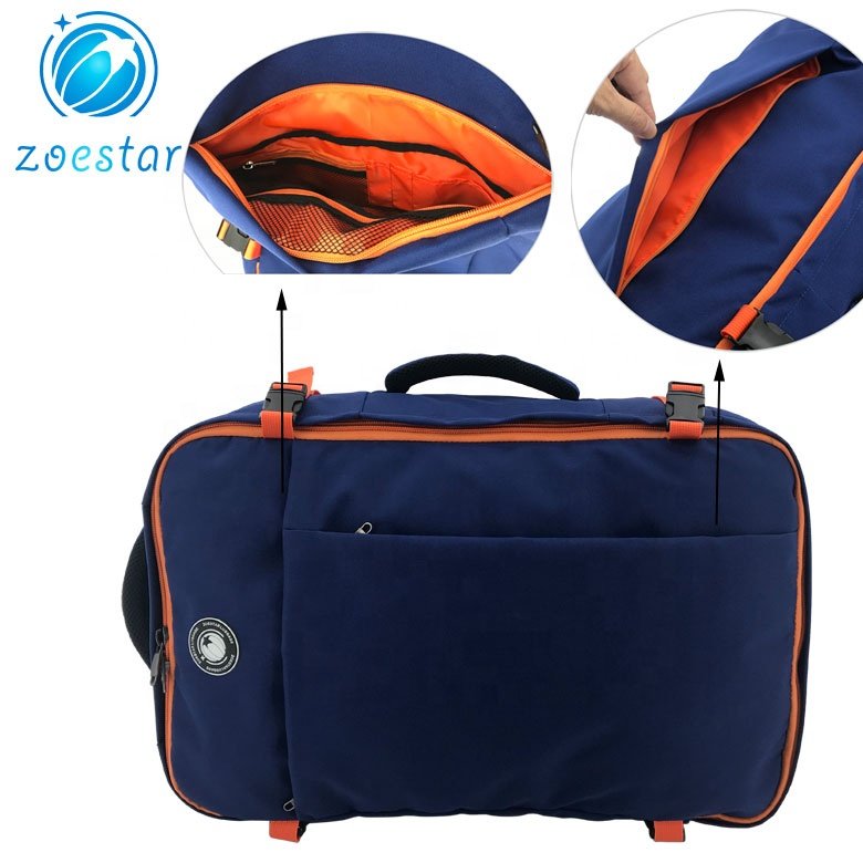 Carry on travelling backpack large capacity laptop bags business weekends outdoor back pack with hidden shoulder strap