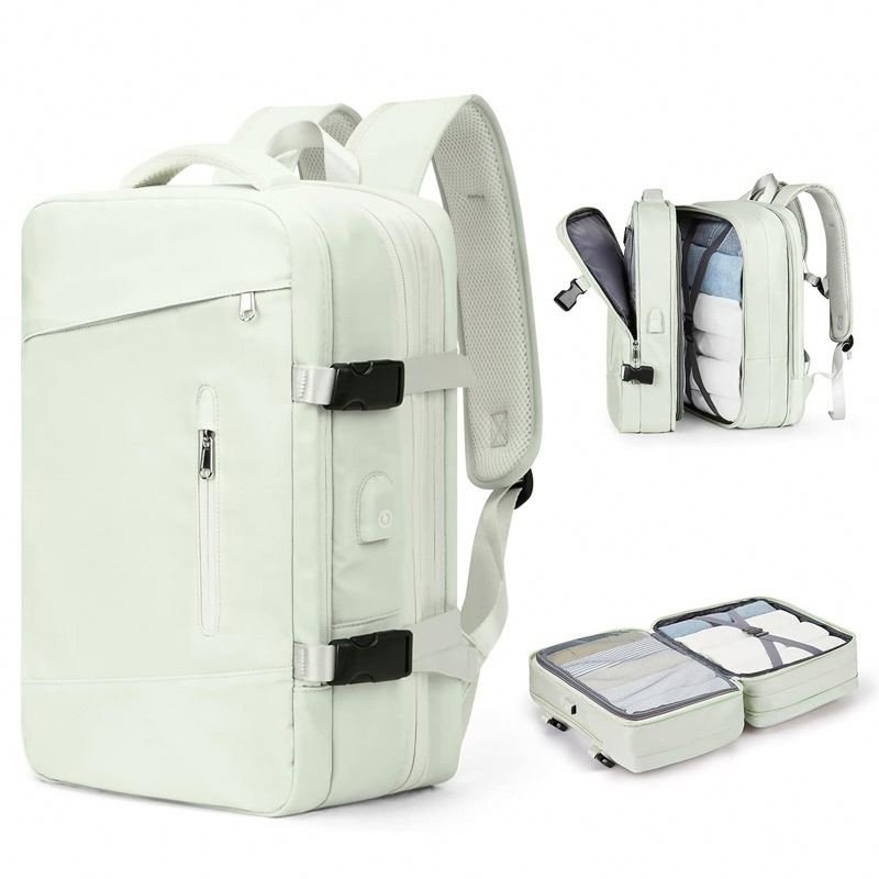 Manufacturer Custom Logo New Large Expandable Waterproof Anti Theft Usb Charging Business Laptop Travel Backpack For Men Women