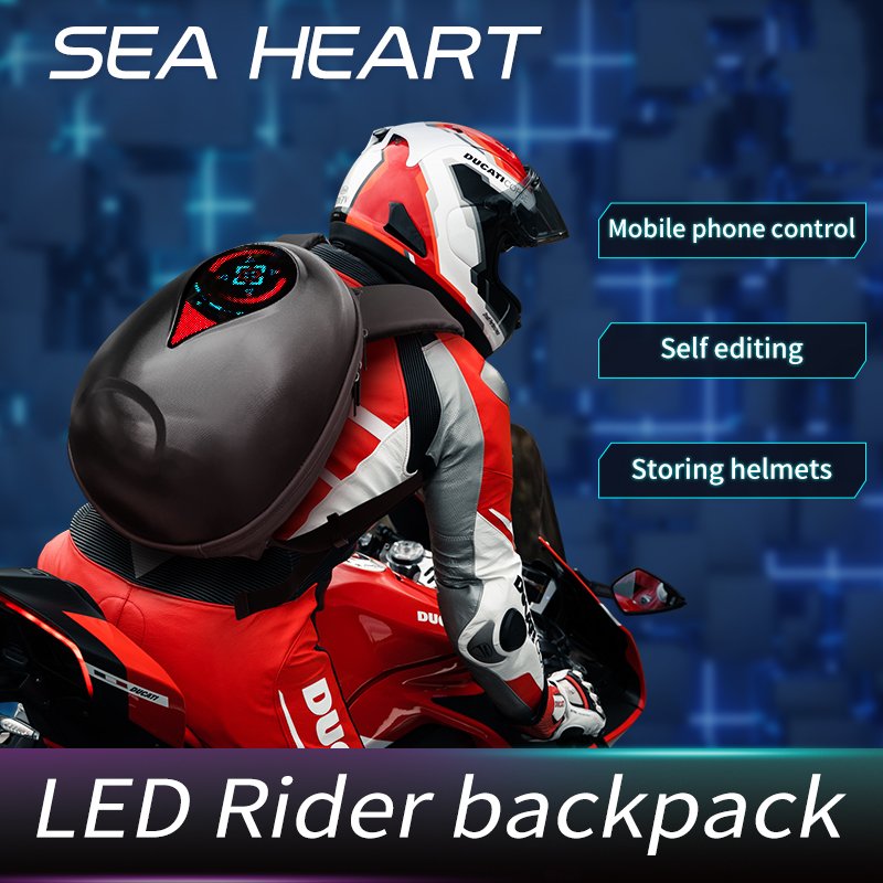 LOY LED School Backpack Hard Shell Large Capacity Luggage Waterproof DIY Knight Helmet Bag Laptop Travel Backpack for Men