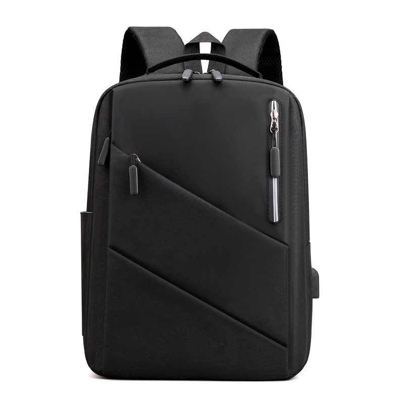 Fashion Custom Logo Large Capacity Waterproof Business Laptop Backpack Travel Hiking with USB Charging Port
