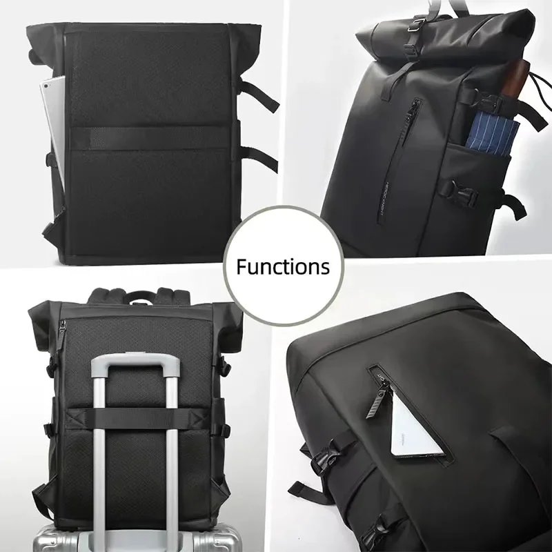 17 Inch Laptop Backpack Anti Theft USB Charging Expandable Work Bag For Men Business Notebook Back Pack Smart Travel