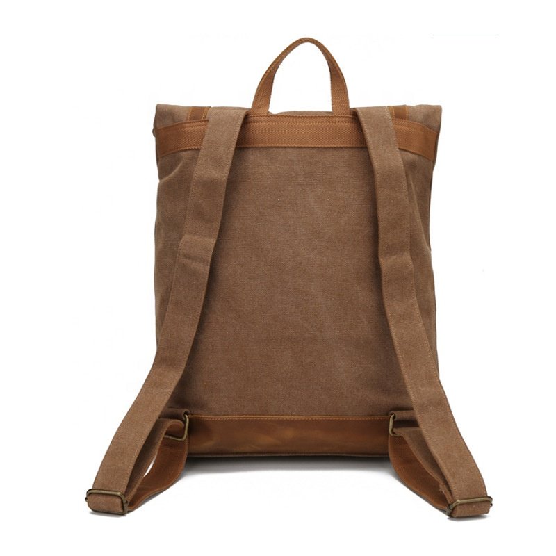 Wholesale High-quality Polyester Roll Top Waterproof Lightweight Travel Laptop Backpack