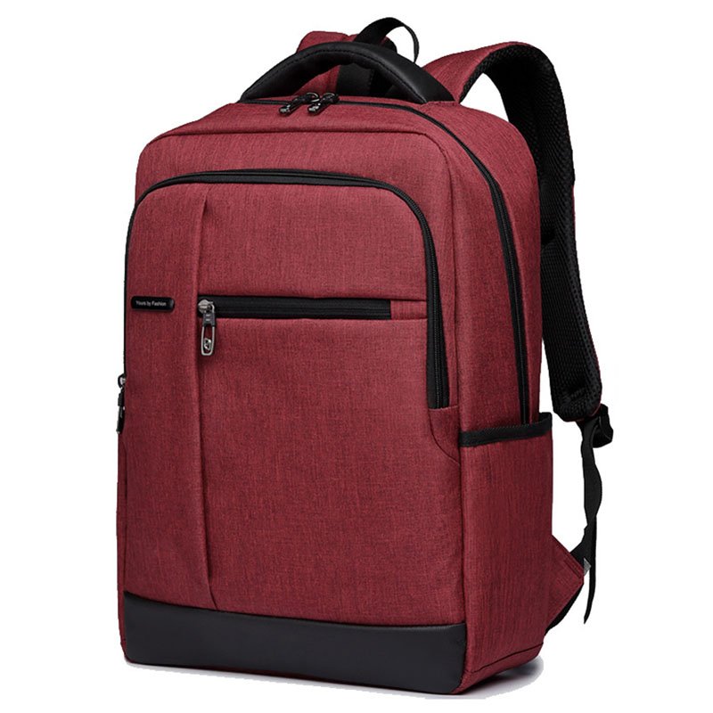 factory purple waterproof polyester casual daypack unisex business backpack